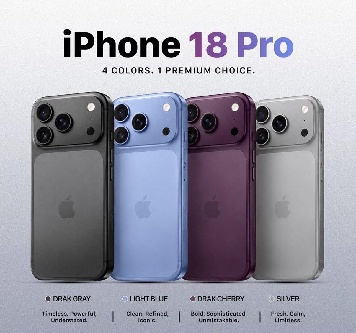 iPhone18ProMax（国行）5391mAh
iPhone18Pro（国行