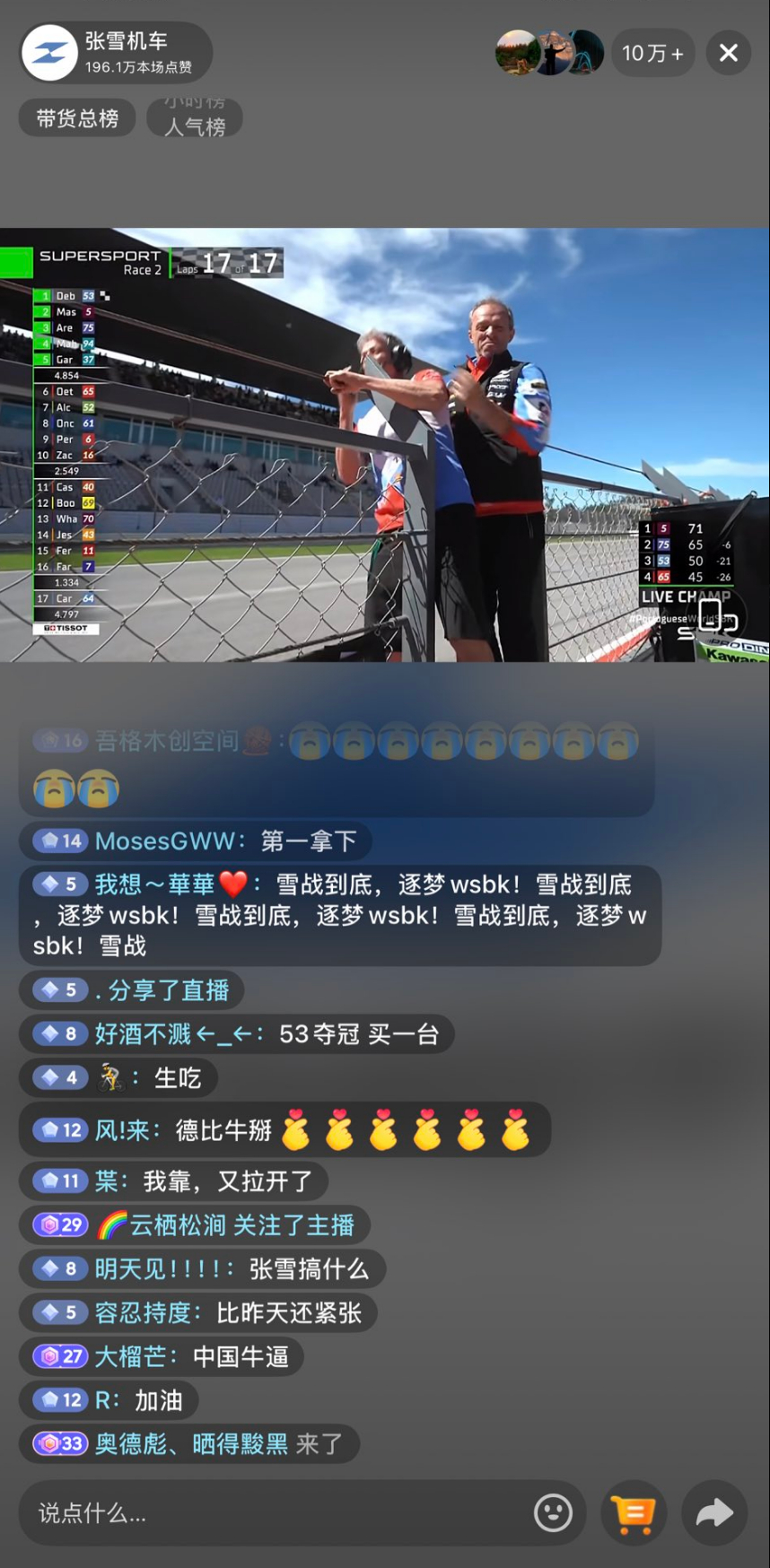 🔻WSBK 葡萄牙站第二回冠军又拿下了，直道生吃雅马哈R9。🔻给大侄子们整傻