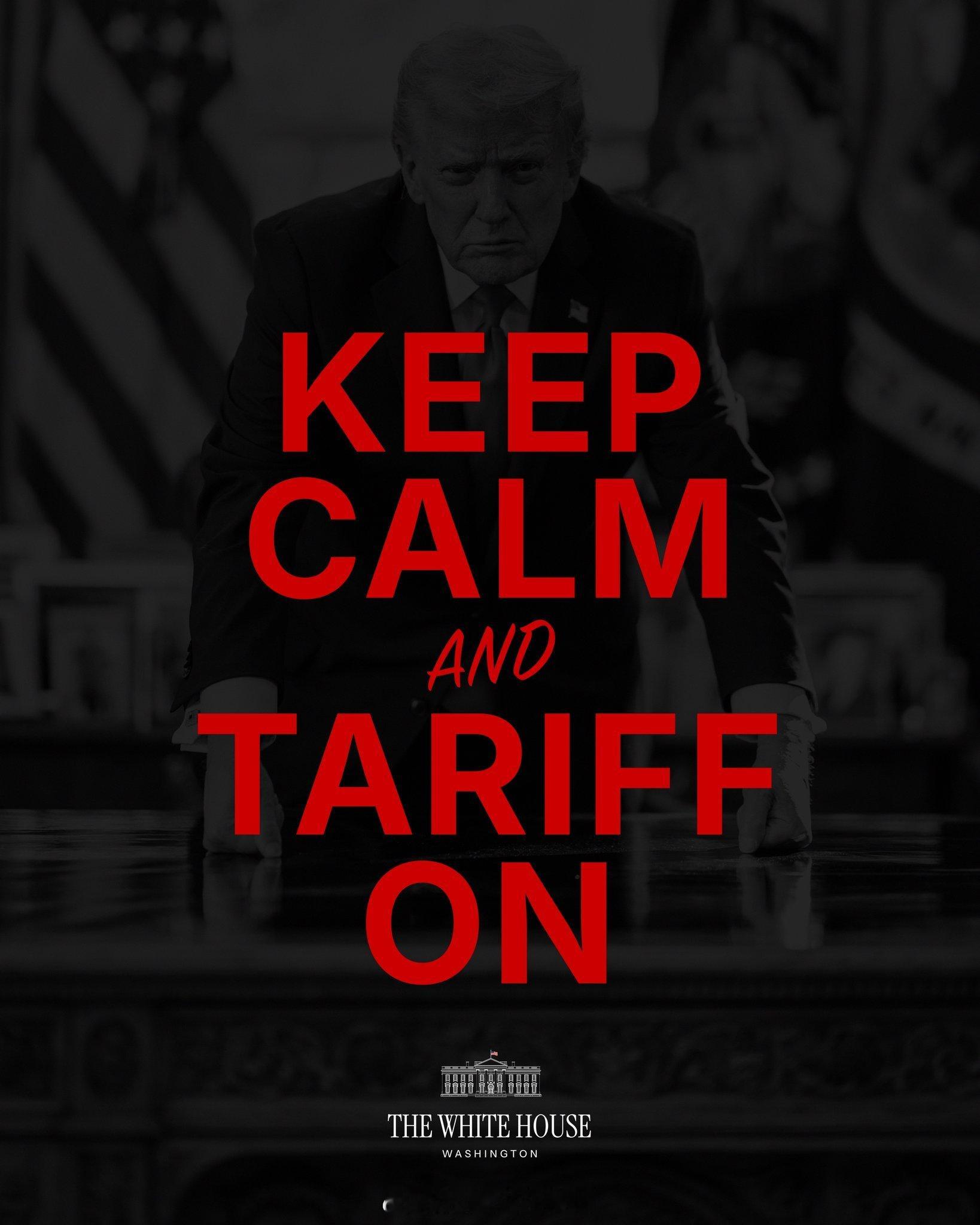 白宫海报。热点现场美最高法院裁定特朗普关税违法今日焦点