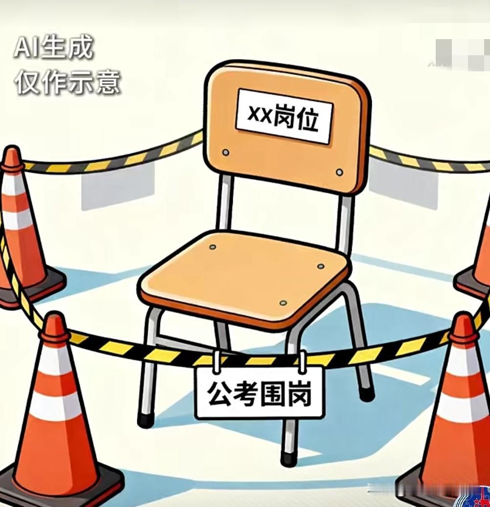 “千军万马过独木桥”公务员报考中的“围考”（常称“围岗”）表明了什么？
    