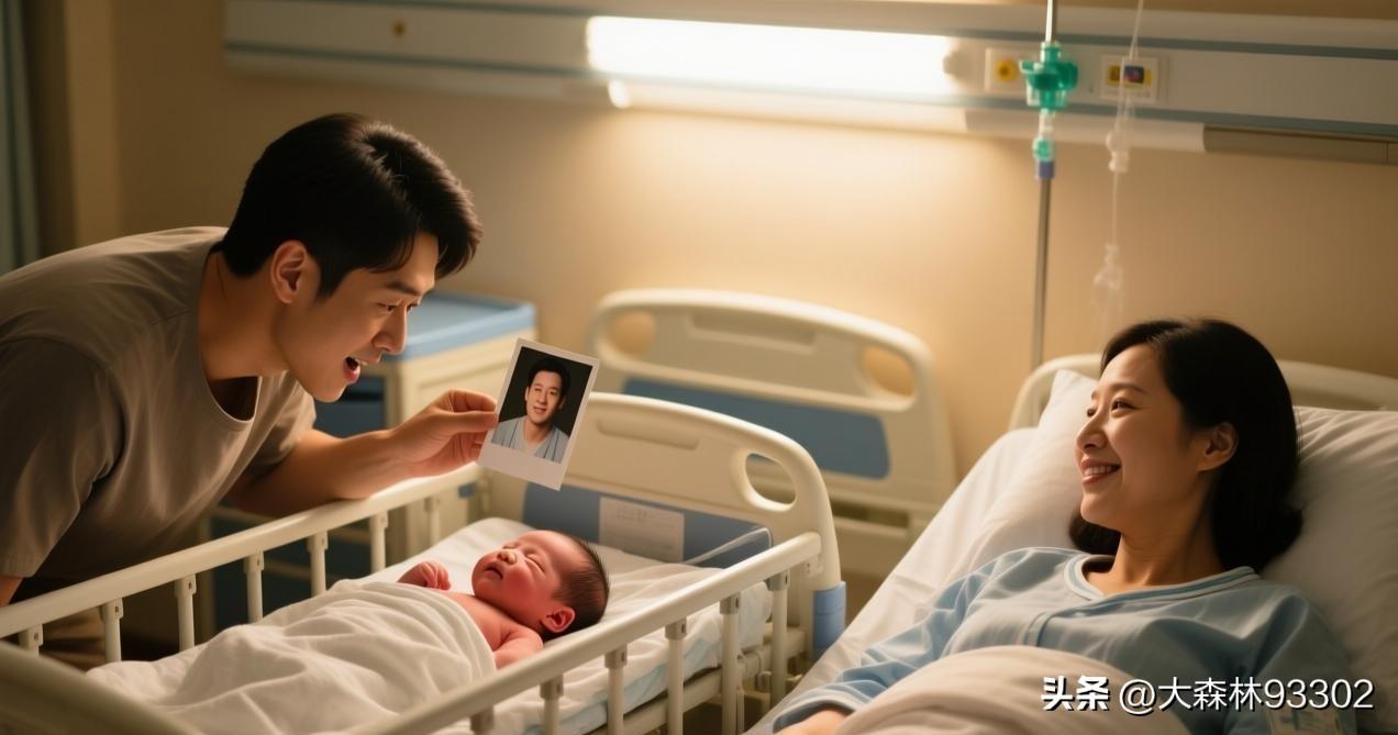 大自然的进化简直太“硬核”了！
你看刚出生的婴儿，十个有九个都像爸爸，简直就像是