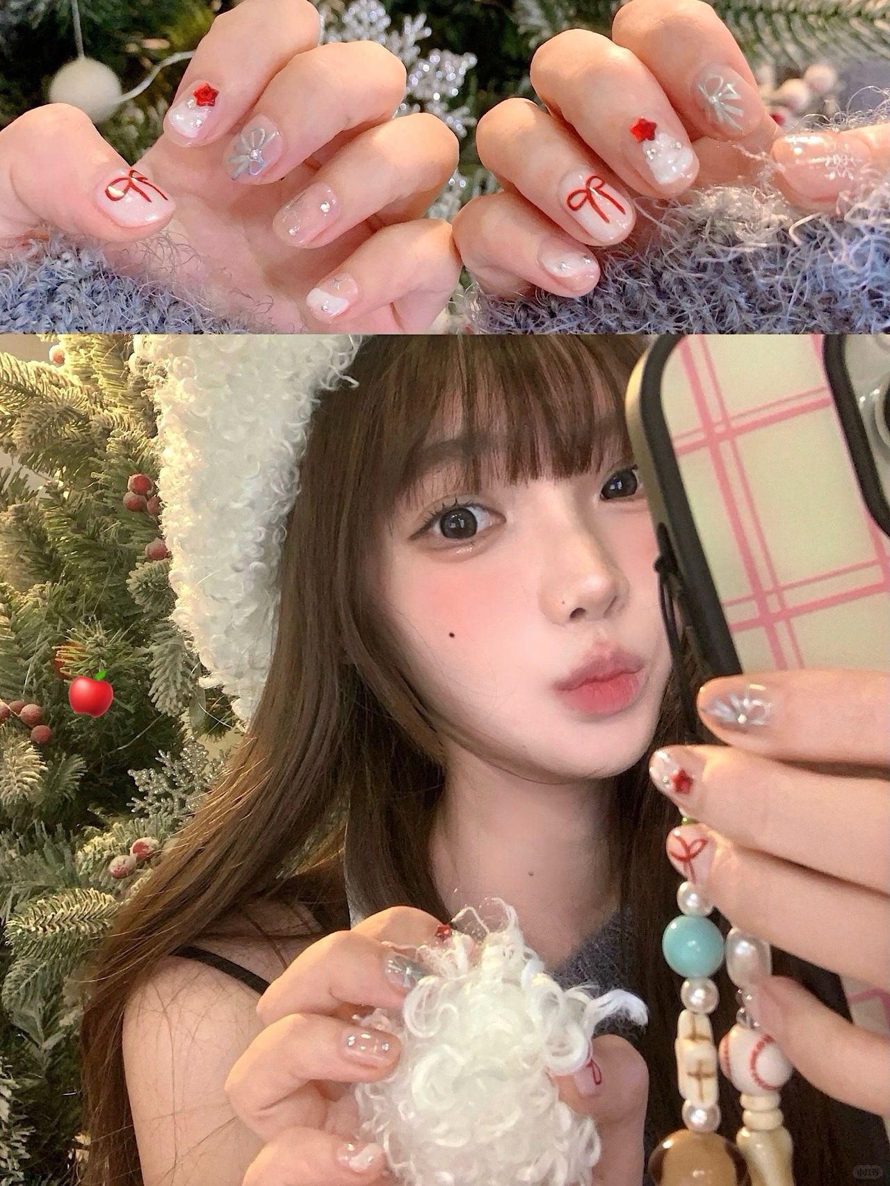 𝙣𝙖𝙞𝙡 𝙨𝙝𝙖𝙧𝙚🎄圣诞美甲 ꙳⋆ ⟡