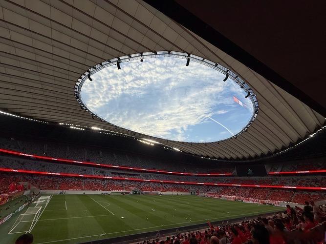 🔥燃炸！U23国足战日本，沙特吉达球场看台被中国红填满！
不是主场，却胜似主场