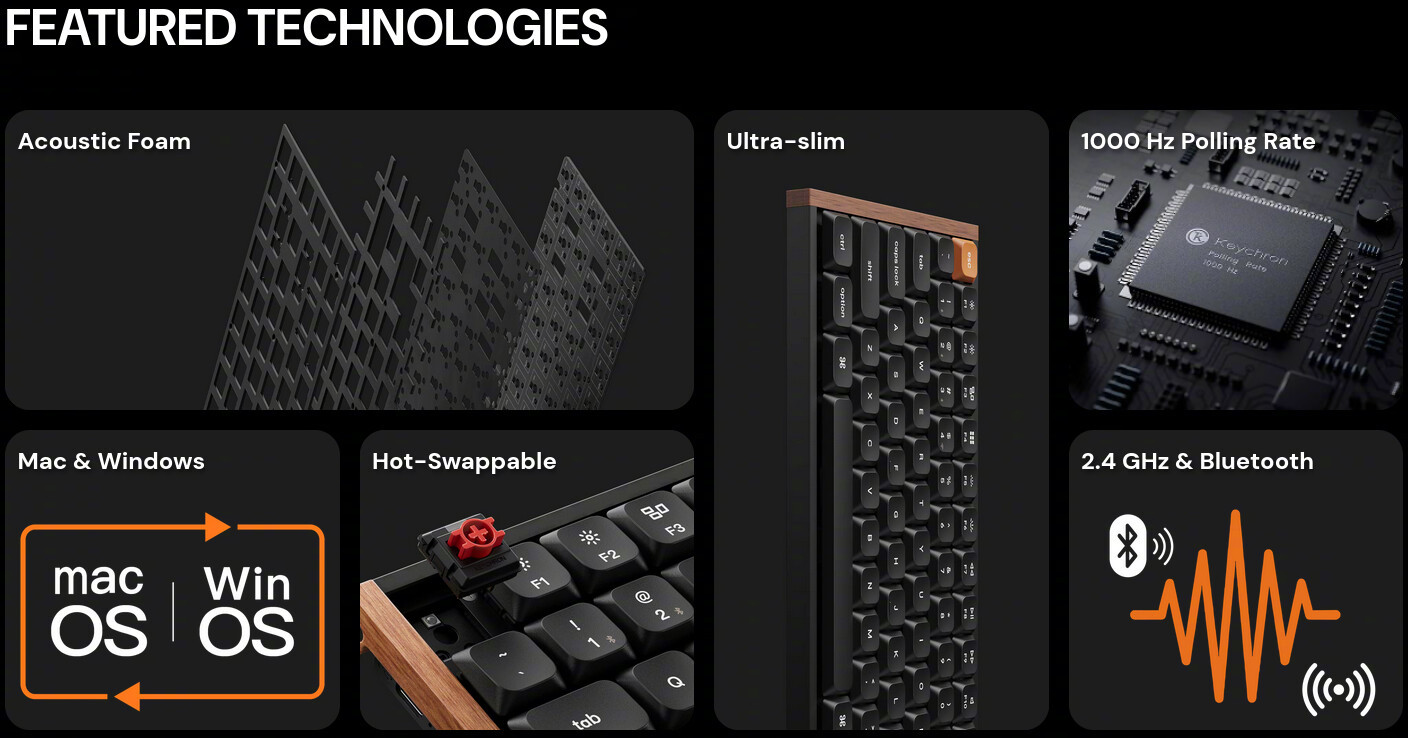 最近机械键盘圈又有新玩意儿了——Keychron在海外上架了全新的K3 Max 