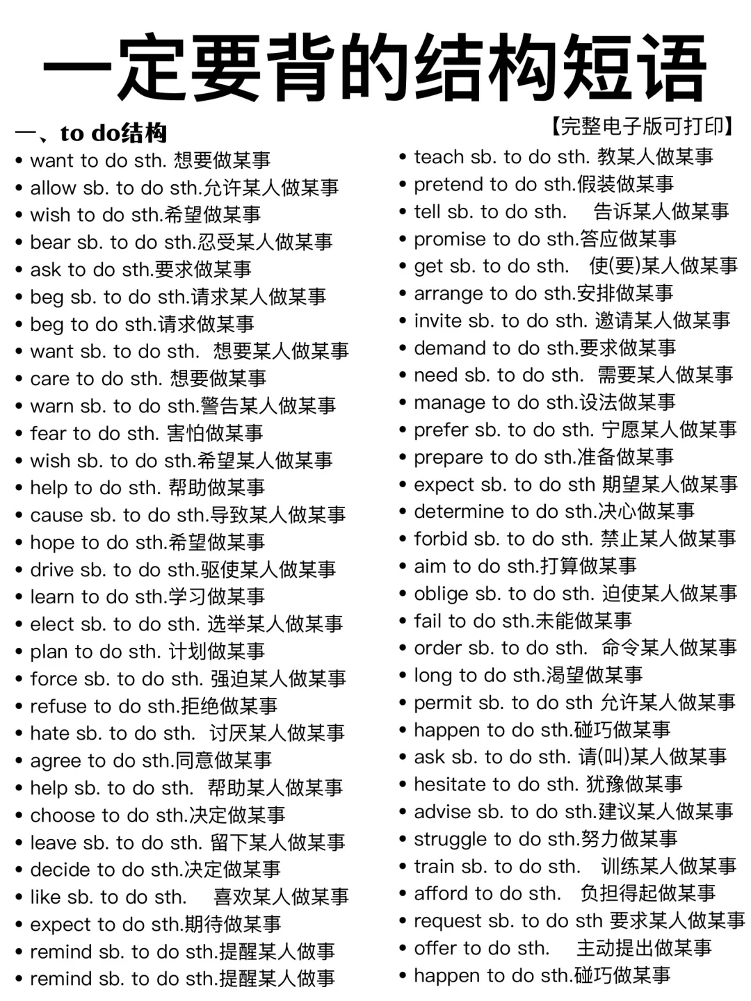 完型满分‼️背完闭眼选答案！英语稳上130+