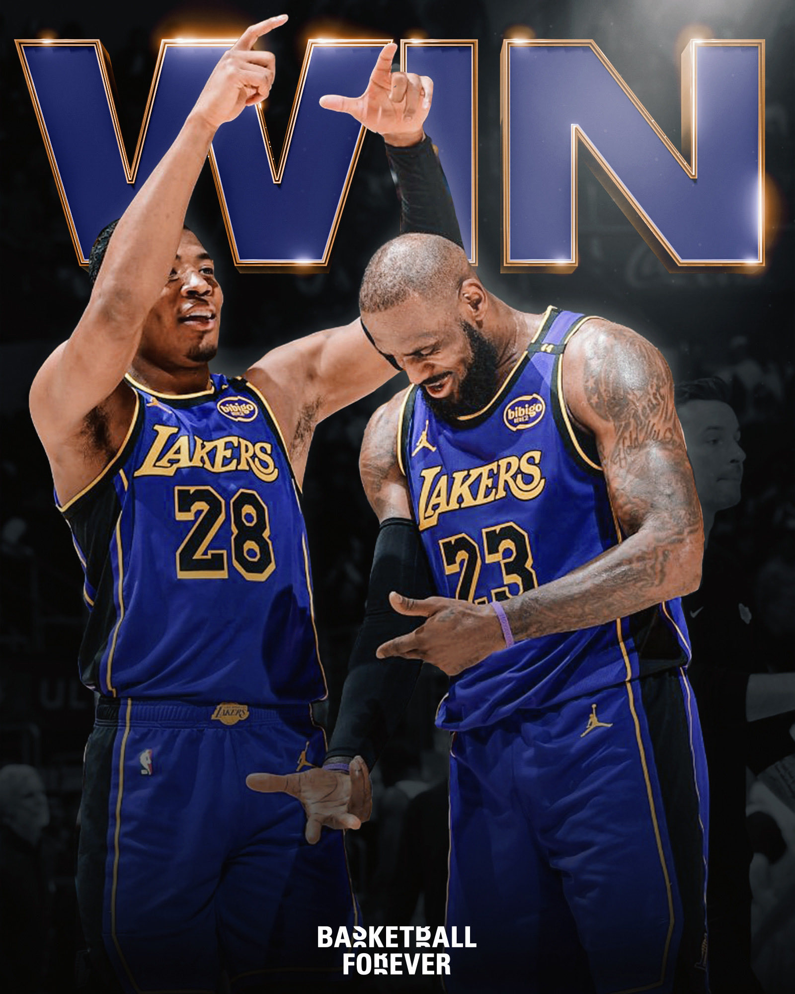 洛杉矶湖人 勒布朗·詹姆斯在职业生涯第23个赛季的最后一个常规赛中，仅出战17分