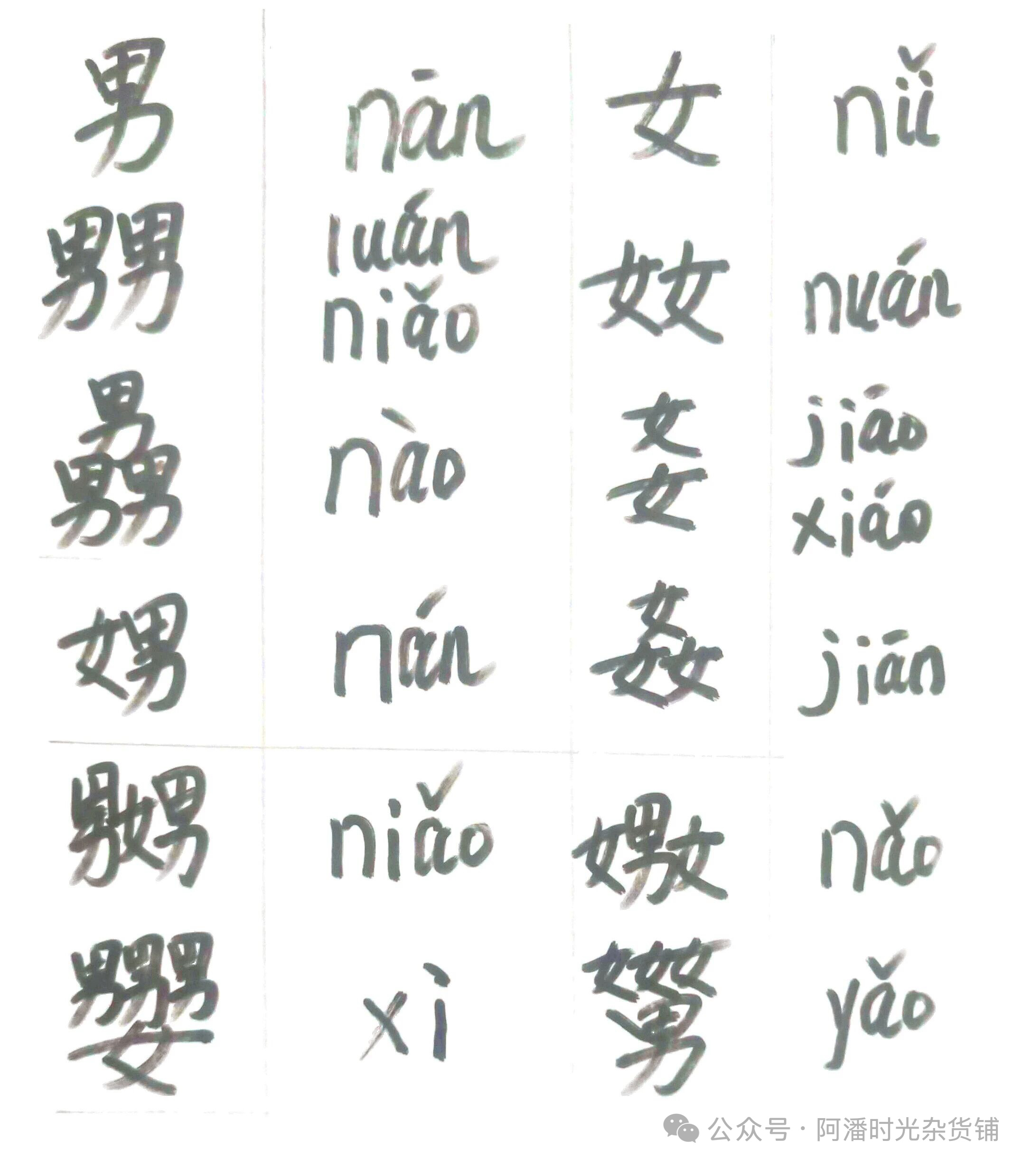 你们都知道这些字怎么读吗 