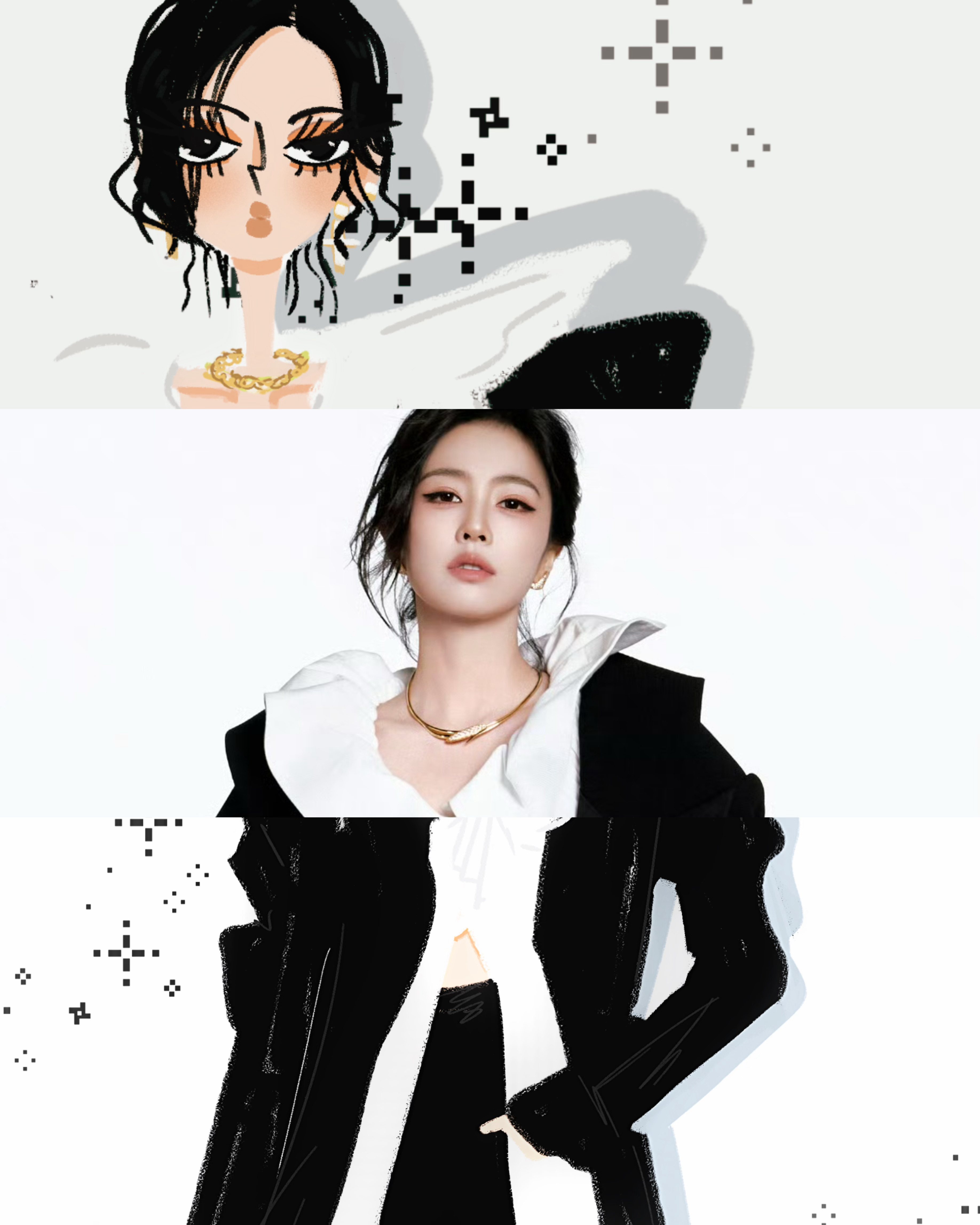vogue时尚之力盛会sallyloving 插画 ​​​