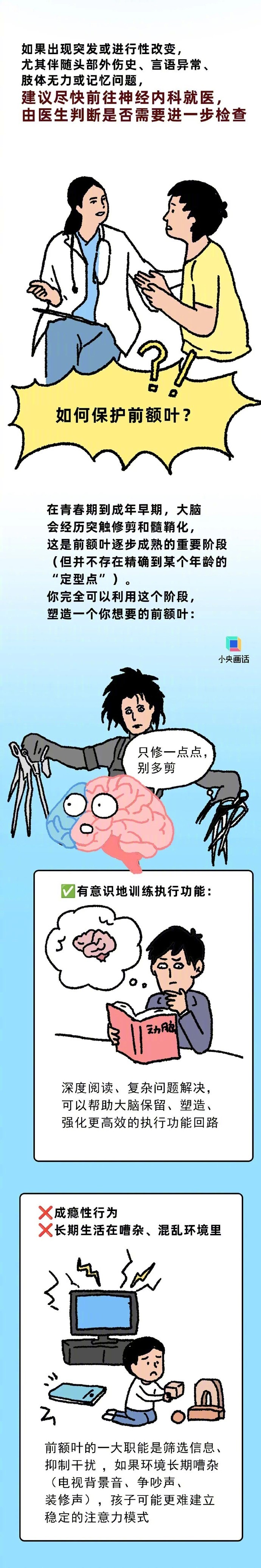 #原来前额叶成熟是这样的#【全网都在等前额叶成熟#这几件事真可能损伤你的前额叶#