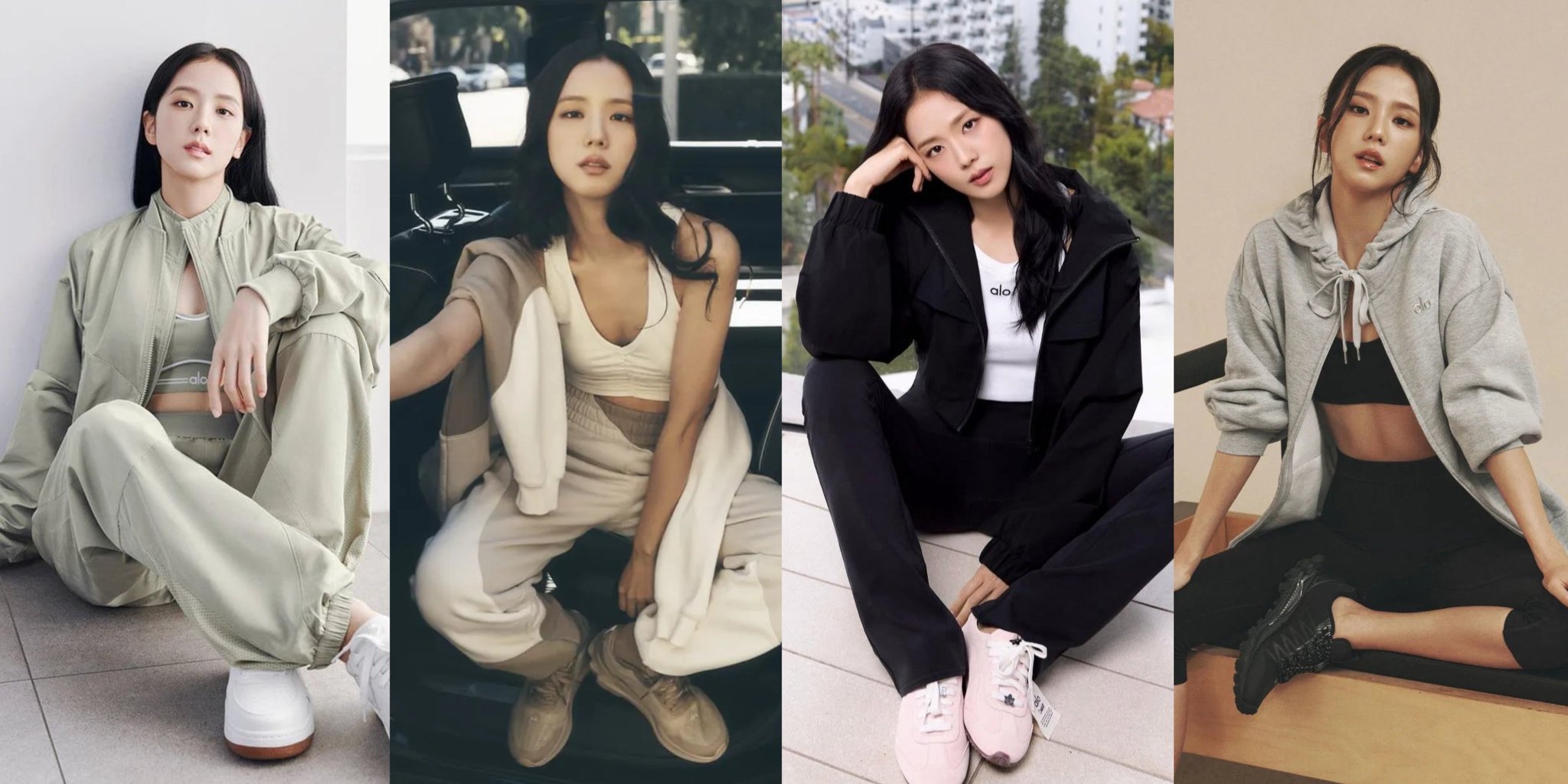 全球品牌大使JISOO已经有四个全球campaigns了👏— Spring 2