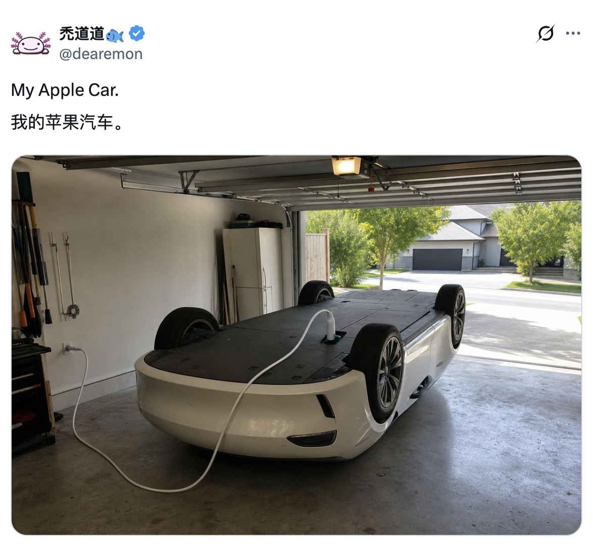 苹果汽车也是用C口充电？ 