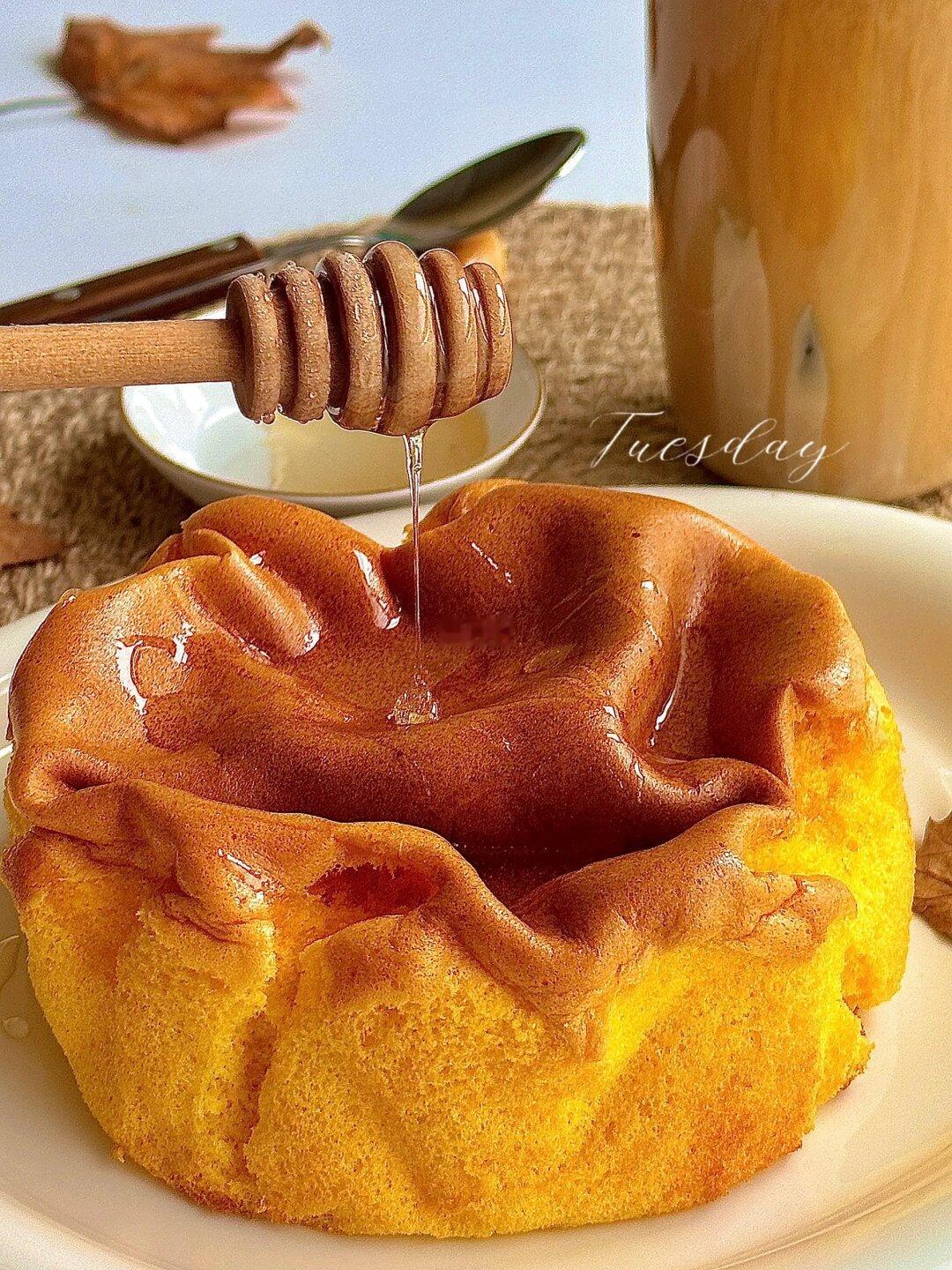 同款蜂蜜凹蛋糕‼️被我复刻出来啦‼️