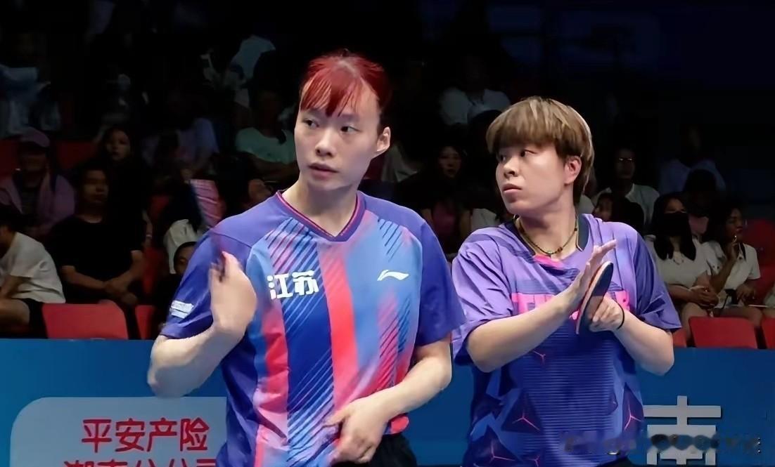 乒乓全锦赛，女双八强/全部落位，诞生2个难以置信，主力仅剩1人

1，覃予萱/蒯