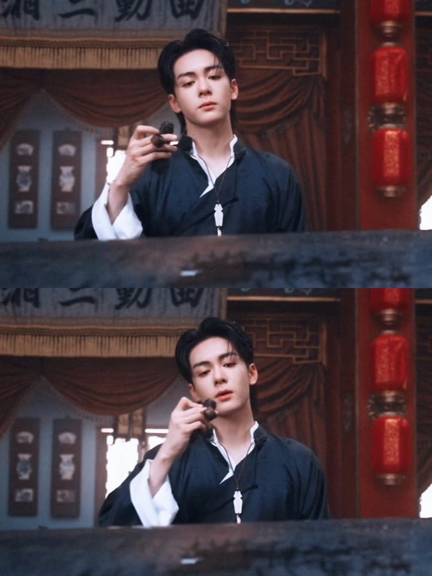 曾舜晞吴老狗门一推只剩一人推开大门之后只剩孤身一人，曾舜晞原声台词爆发力十足。从