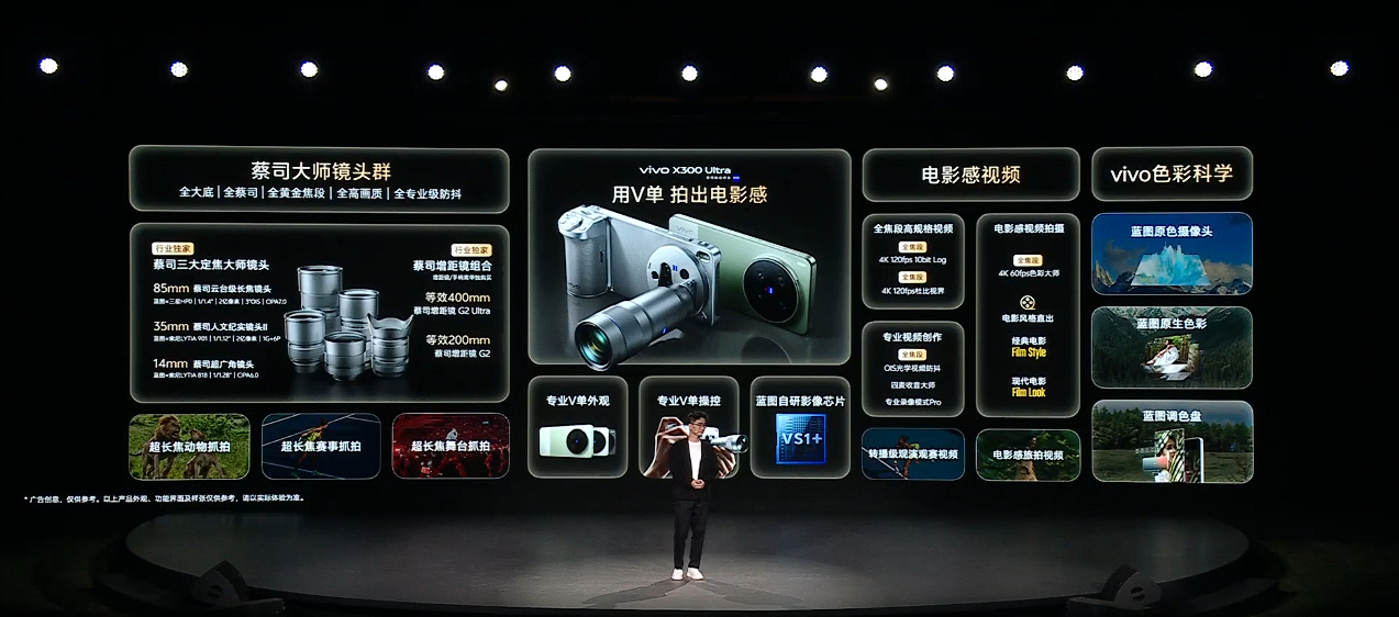 vivo发布了一台相机vivo X300s & Ultra 双机齐发，直接把专业