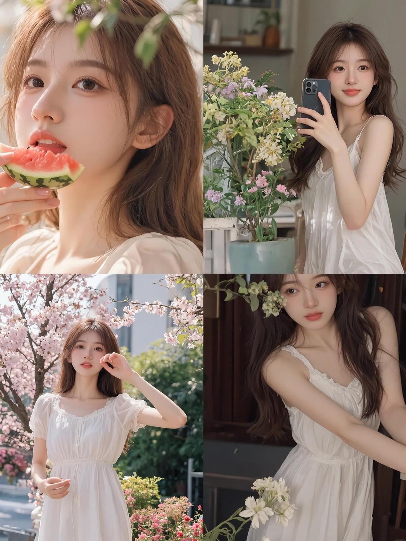 清新自拍风 ai创作 AI创作灵感挑战赛太权威 全新AI写真