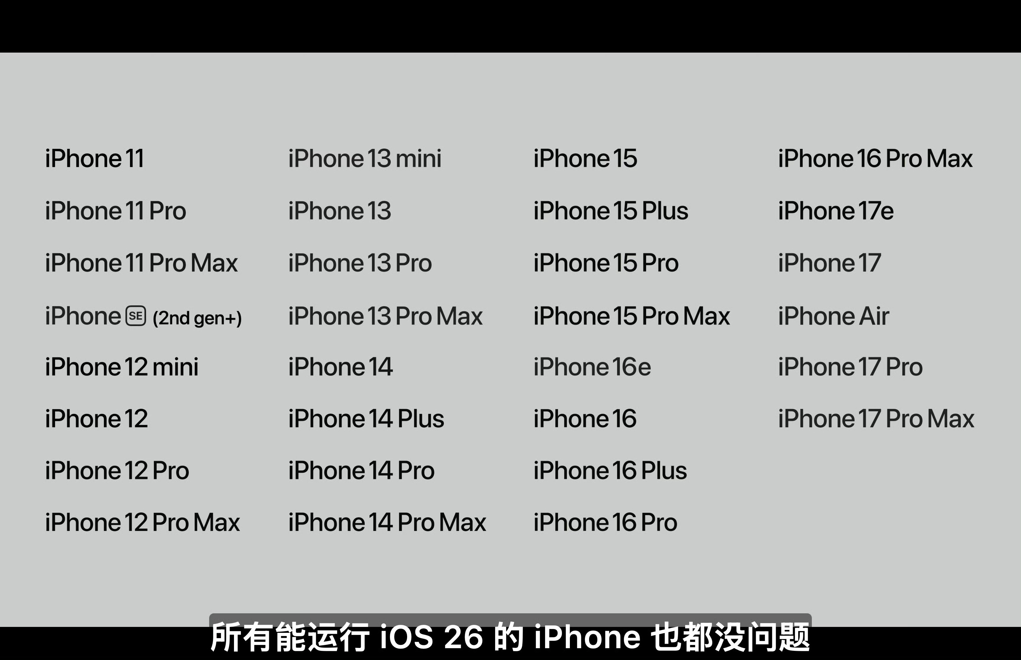 iOS 27能支持到iPhone 11，但是...iPhone 11用苹果的液态