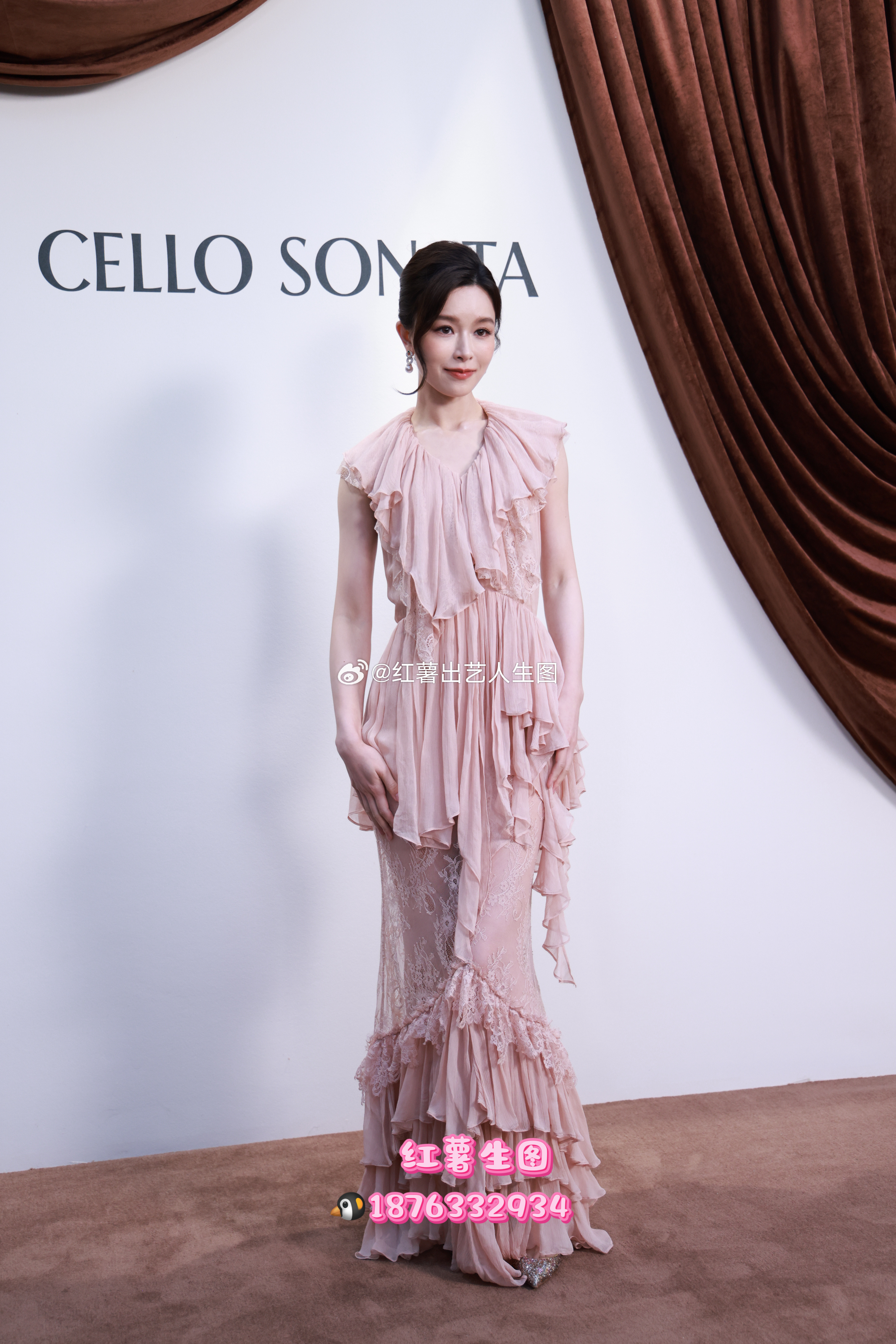文咏珊cello sonata活动 粉色系姐姐超迷人 