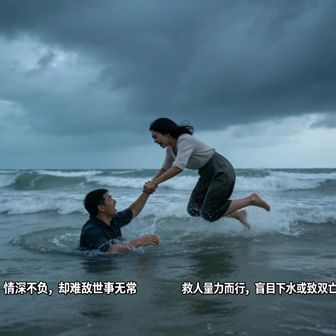 夫妻双双溺亡，看完整个人都破防了
 
丈夫意外落水，妻子毫不犹豫跳下去救人。
结