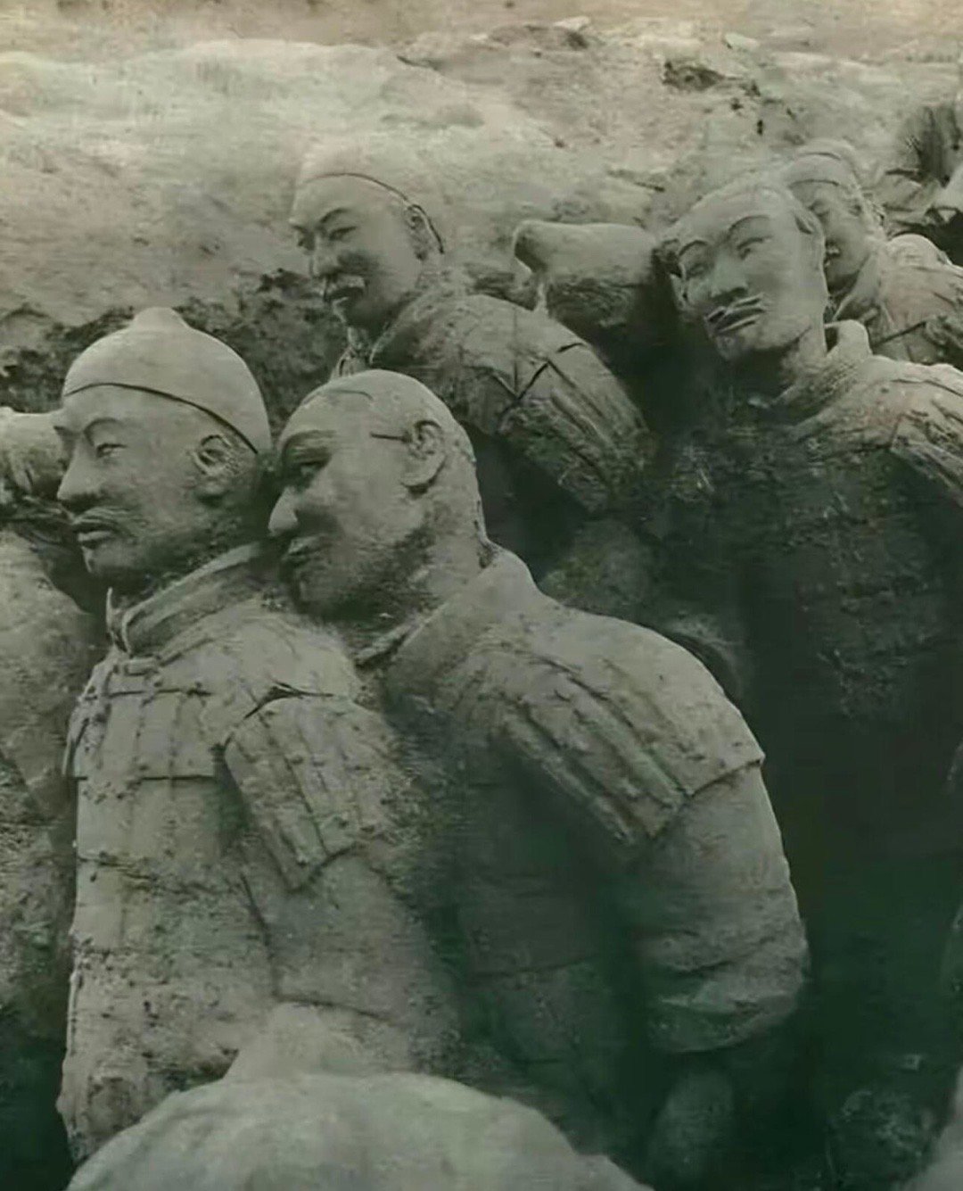 70年代，兵马俑早期发掘时… ​​​