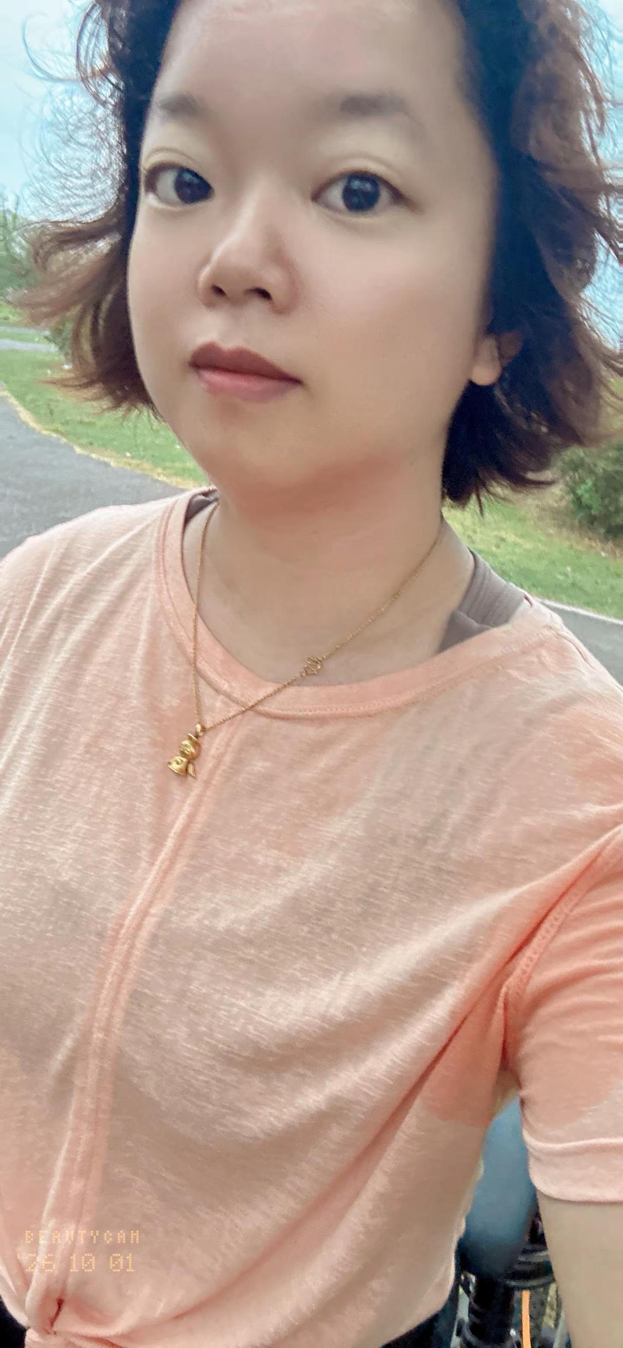 4公里 迎着毛毛雨跑，凉快呀