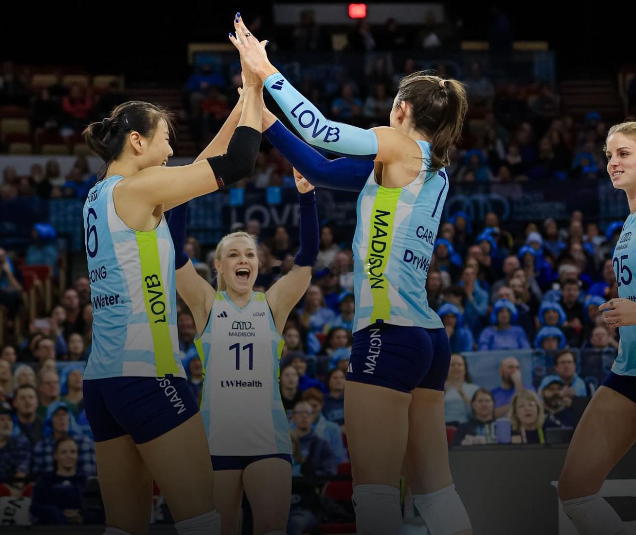 【美职联 麦迪逊战胜内布拉斯加】2026年美国LOVB女排联赛第二周，麦迪逊女排
