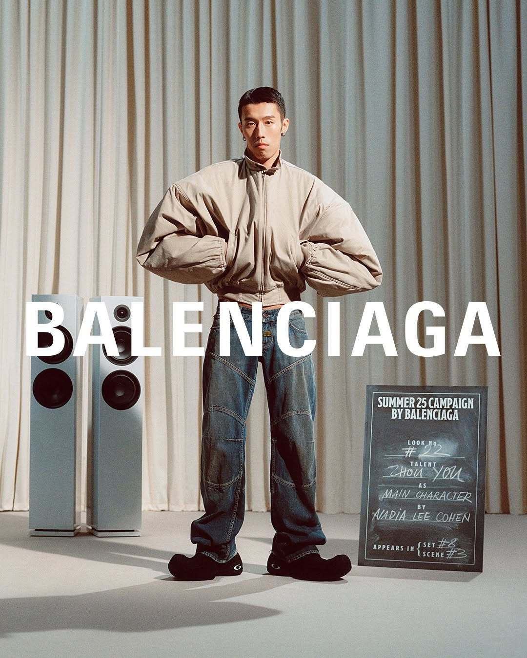 Balenciga Summer 2025 Campaign广告阵容：中国演员周