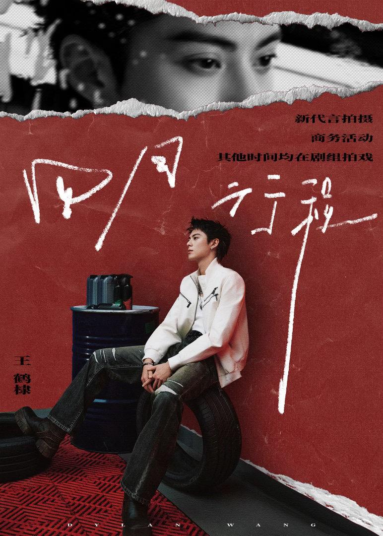 王鹤棣、李昀锐、魏大勋、胡一天、敖瑞鹏、周翊然、罗一舟。
一波男明星的四月行程图