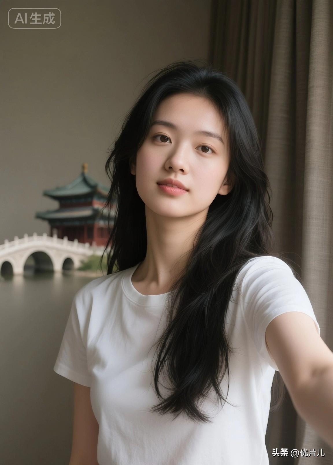 颐和园的亭台桥影，把现代的娇俏与千年的风雅，揉成了一眼心动的模样。