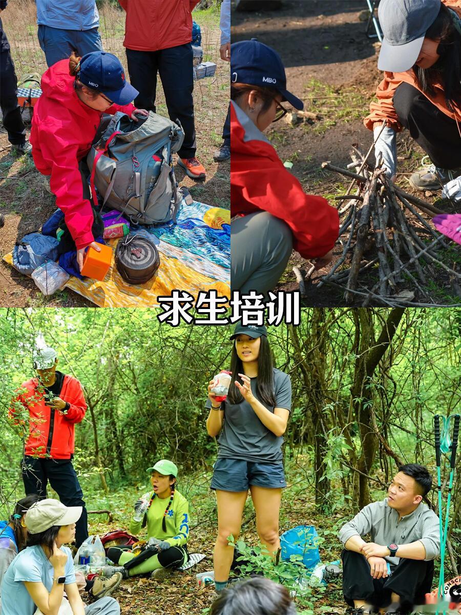 就是不知道高管们手搓生火的时候，会不会想念空调和外卖？荒野求生能不能给领导报名