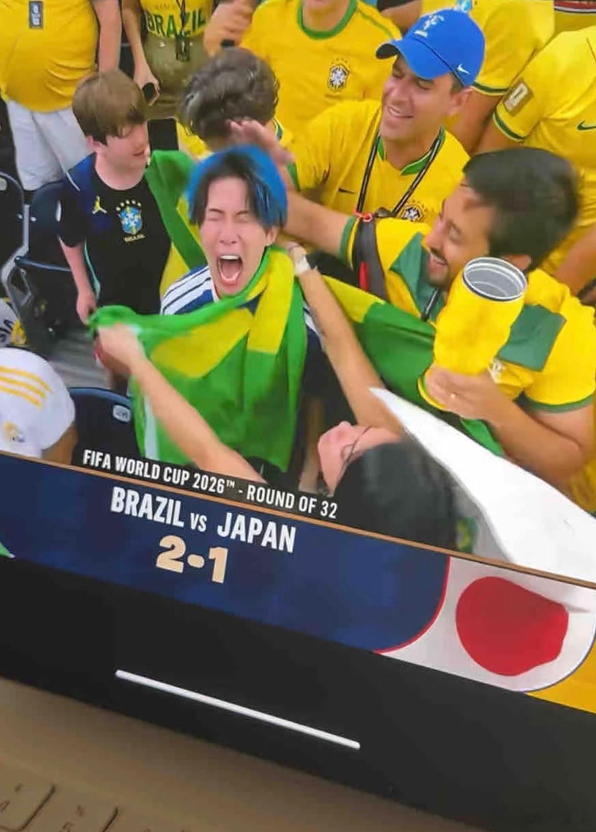 抛开国籍和个人爱恨，只谈巴西踢日本这场足球比赛，日本队真挺可惜的！最后2分钟左右