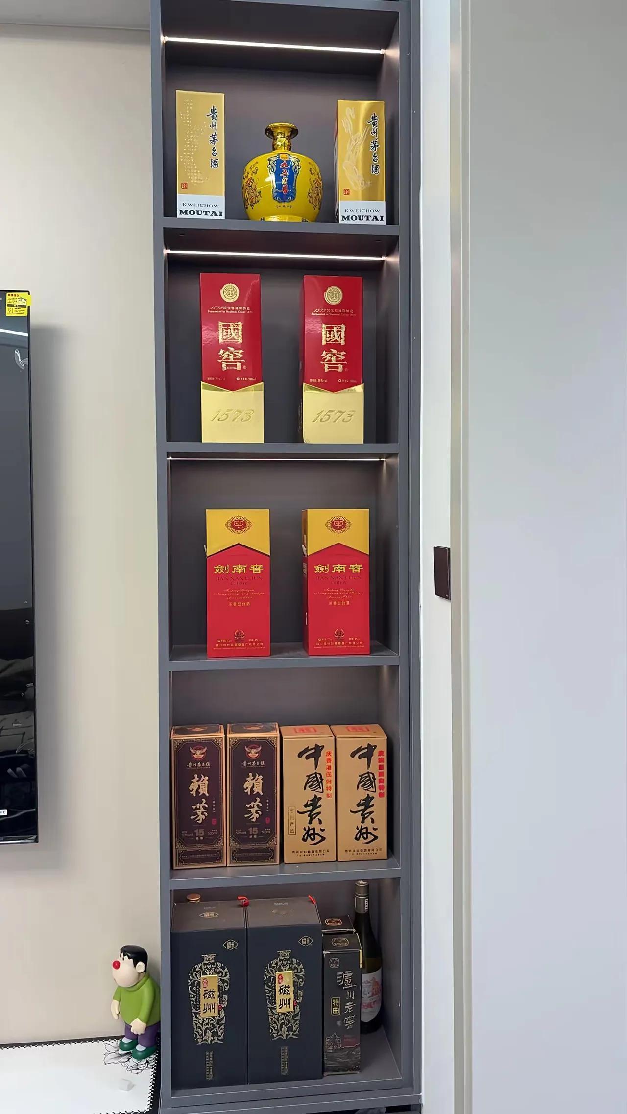这酒柜放全国普通家庭能算什么水平？