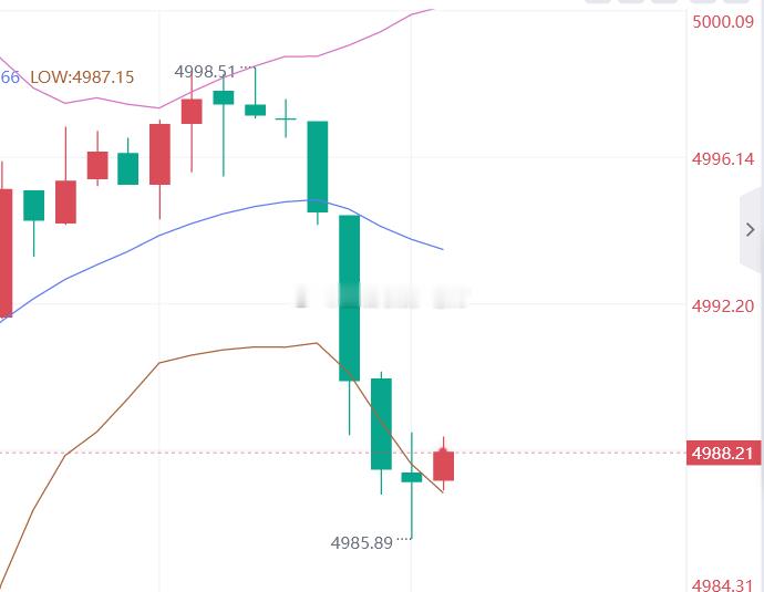 今日最后一单福利，玩的就是真实，黄金现价：4989多，防守4983，目标看百点。