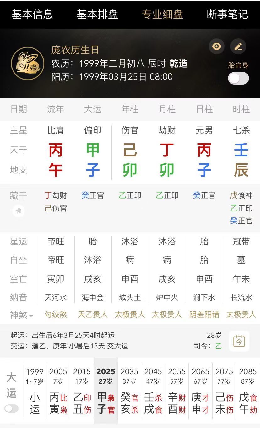 命理﻿好运水逆退散 庞众望当然不是网传的辛卯日柱，前三柱财星旺，怎么可能是学霸？