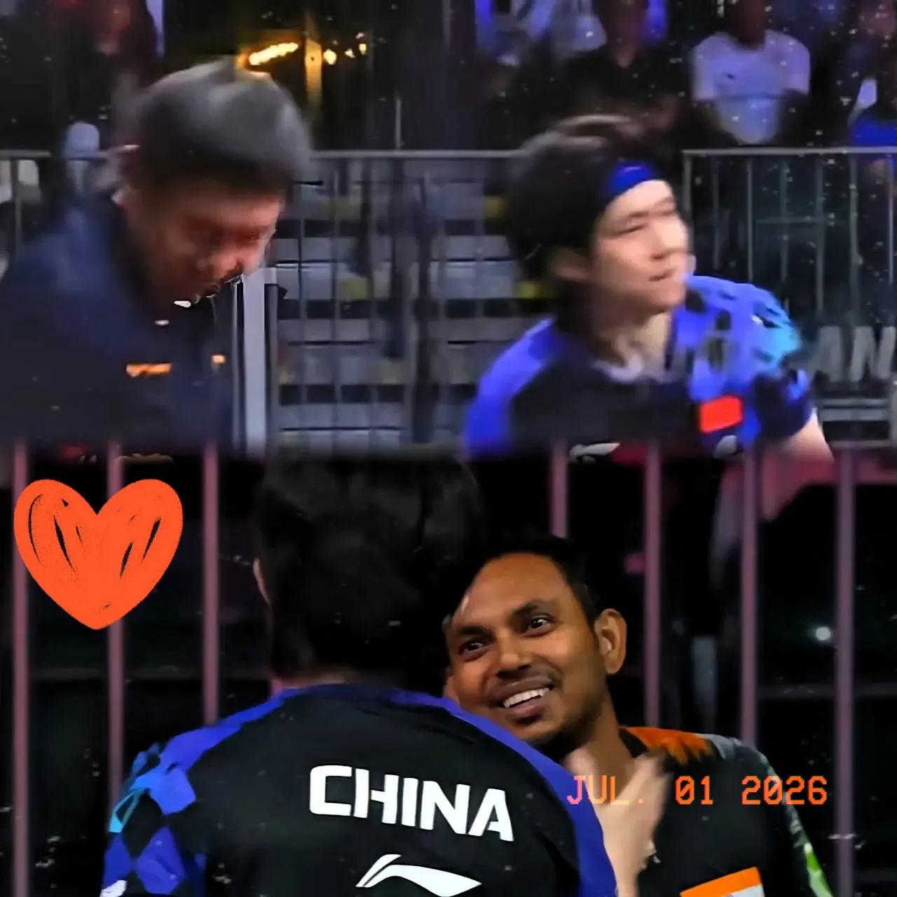 这场球赛看完，真是给我整乐了。

大头3:0横扫卡塔，赢下比赛后，主教练过来随口