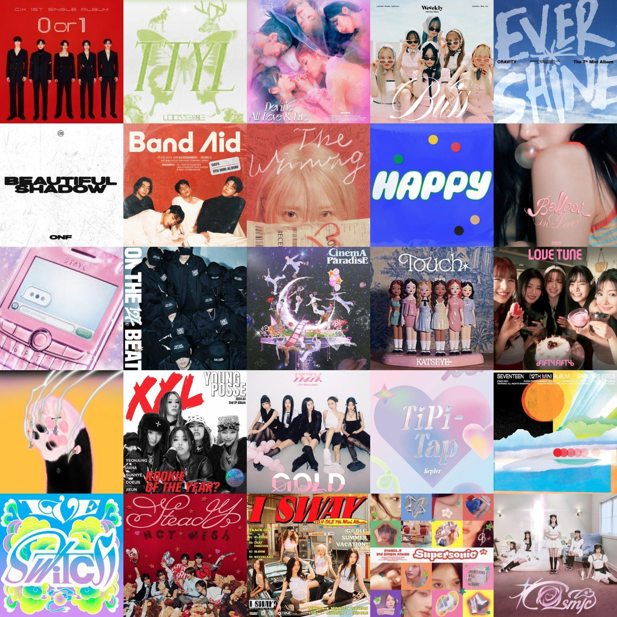 Apple Music 2024年最佳歌曲播放列表收录的Kpop歌曲一览: 