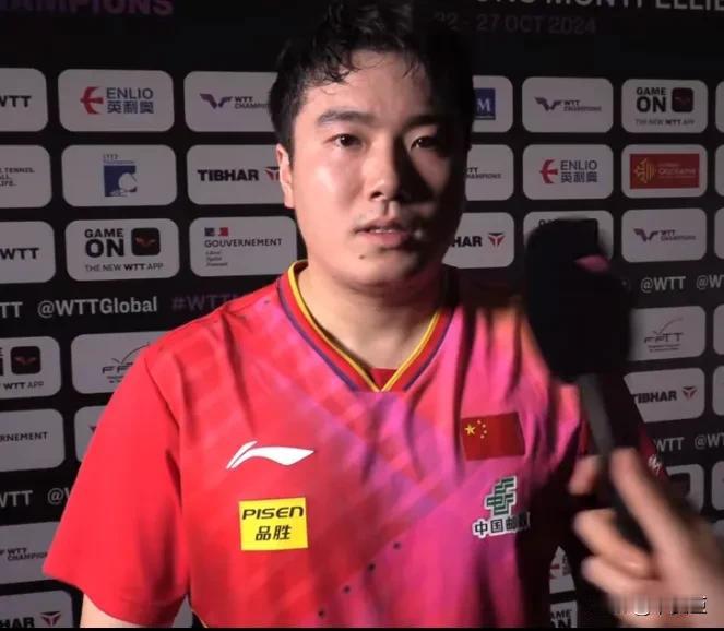 梁靖崑3-1户上隼辅
赛后采访3句肺腑之言
1、第一局自己准备不充分，第二局迅速
