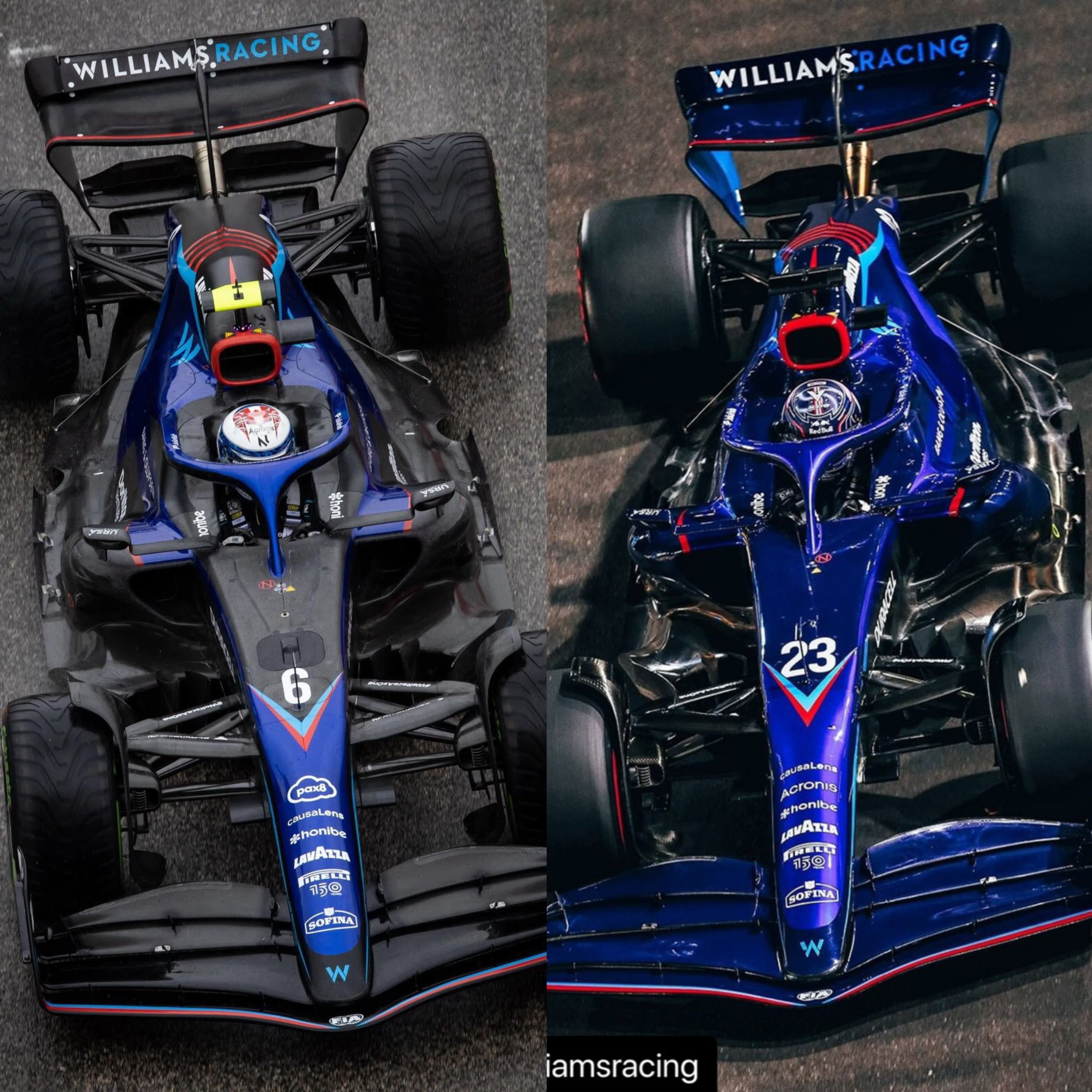 从2026赛季起，FIA规定每支车队在涂装设计上需要遵守新规：从侧面和上方观察时