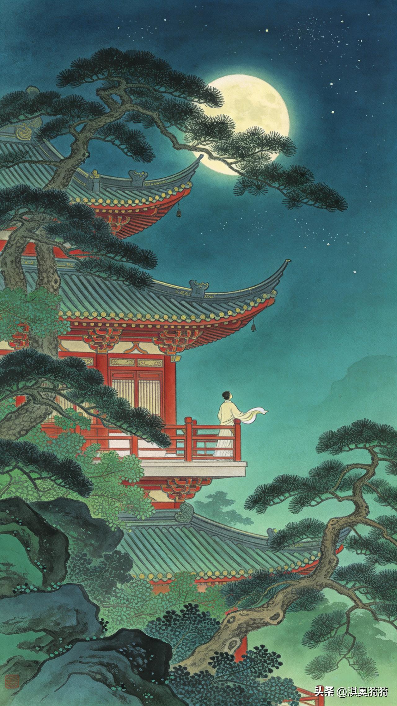 《心即宇宙，不动为宗》

灵台本无物，万象镜中收。
风幡争未已，仁者自悠悠。
贪