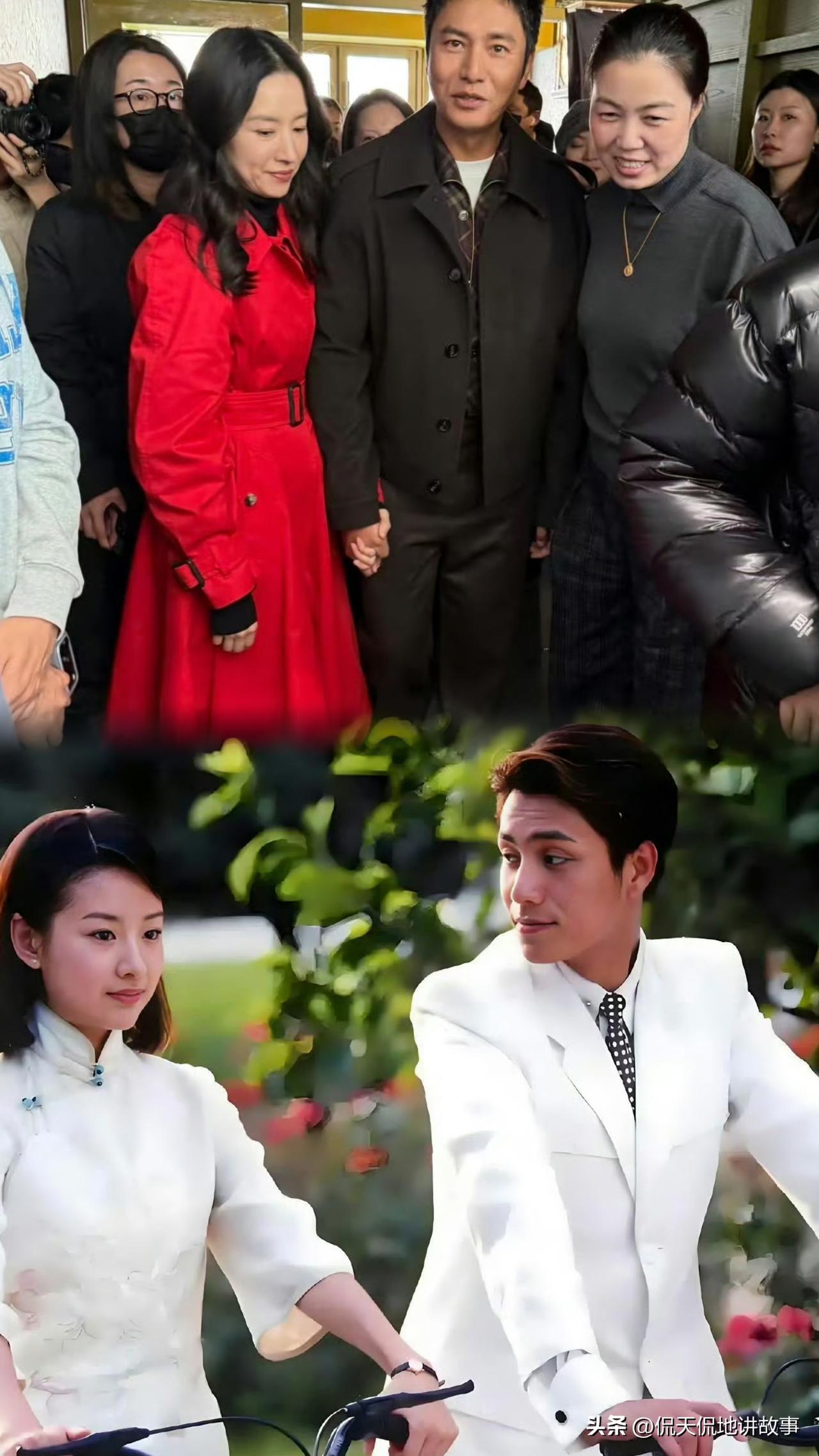 陈坤董洁 同框牵手，一眼梦回金粉世家！岁月走过，陈坤添了成熟感，董洁更显知性，两