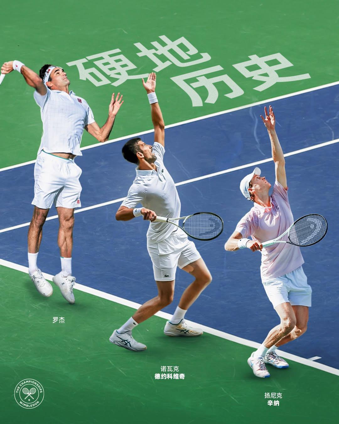 最年轻完成硬地重大冠军版图的男球员🏆🦊恭喜加入费德勒、，成为2011年后第三