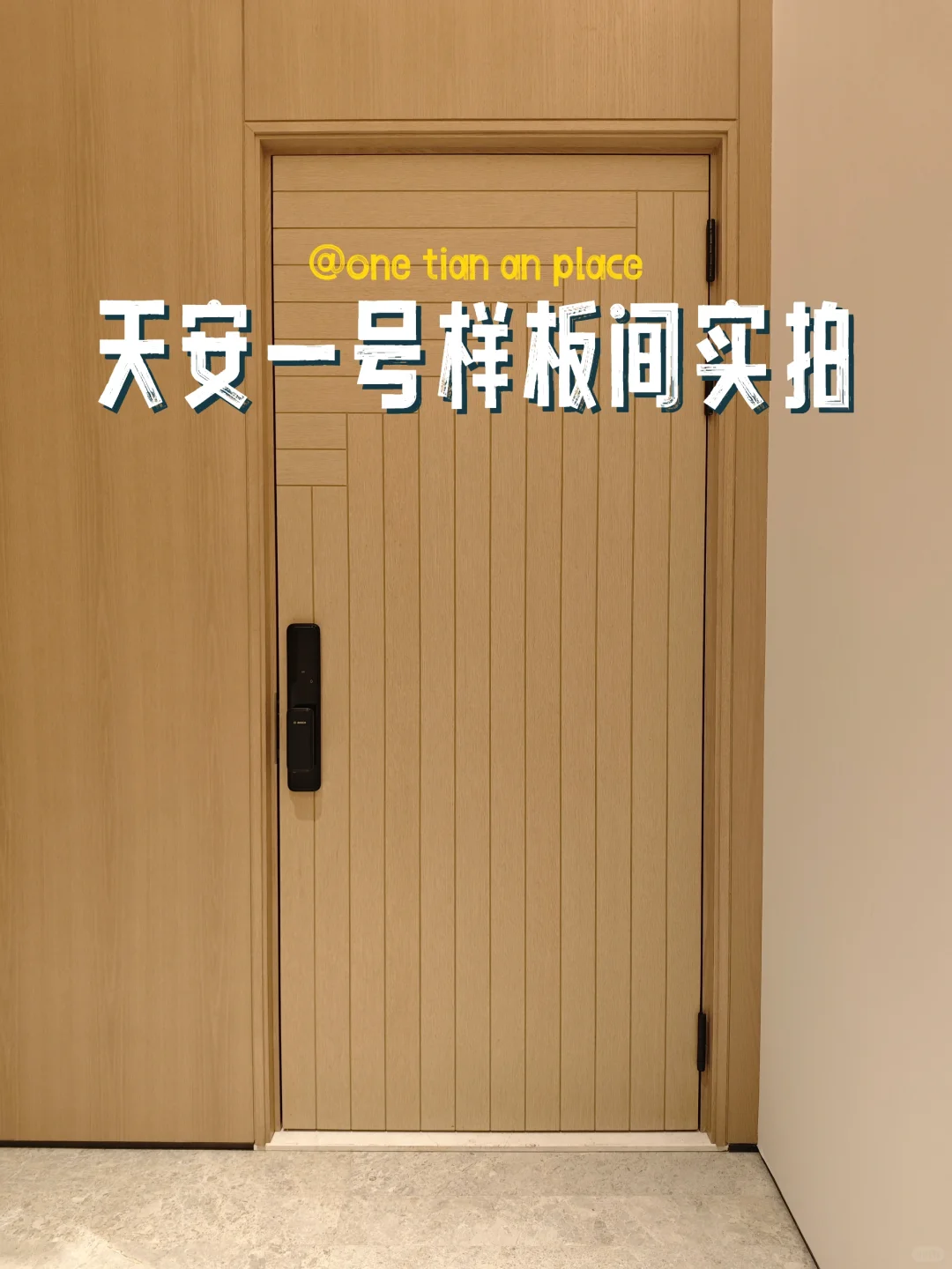 天安一号样板间实拍首探