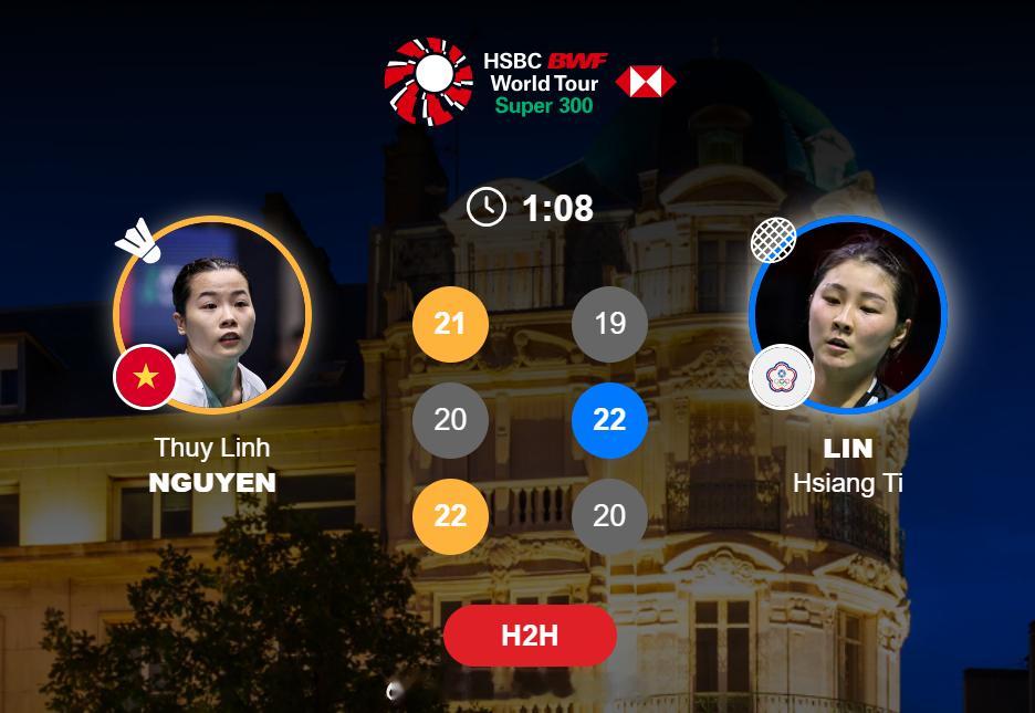 女单 1/16赛 阮翠玲 21-19 20-22 22-20 林湘缇(3)202