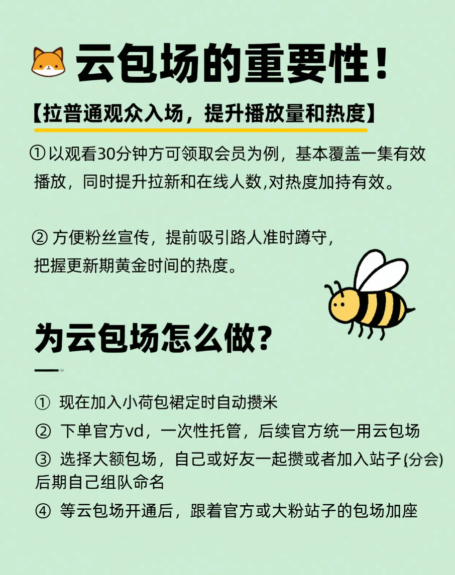 杨幂 观察了这两天的氛围，感觉可能很多马蜂还不太了解现在云包场的重要性，不仅是当