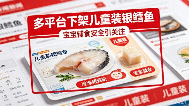 多平台紧急下架儿童装银鳕鱼！家长选购辅食要擦亮眼睛