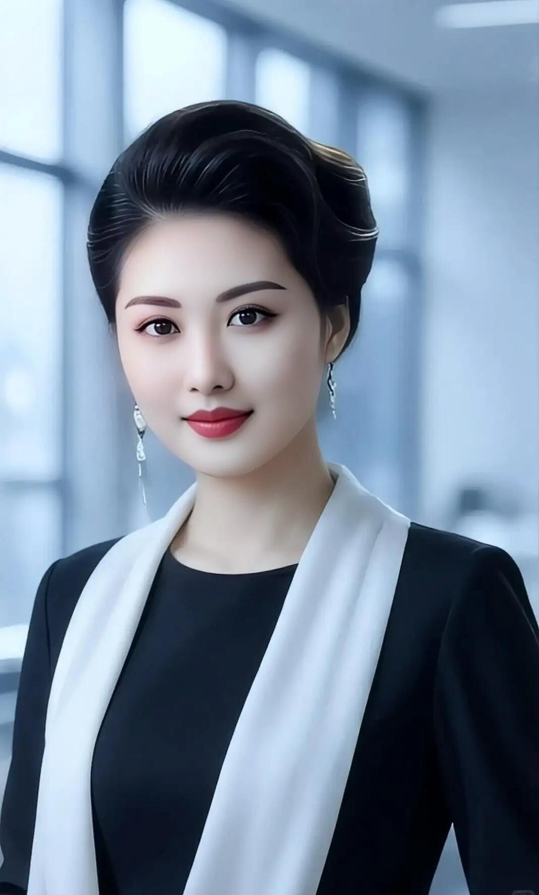 优雅职场风，黑白配的时尚穿搭