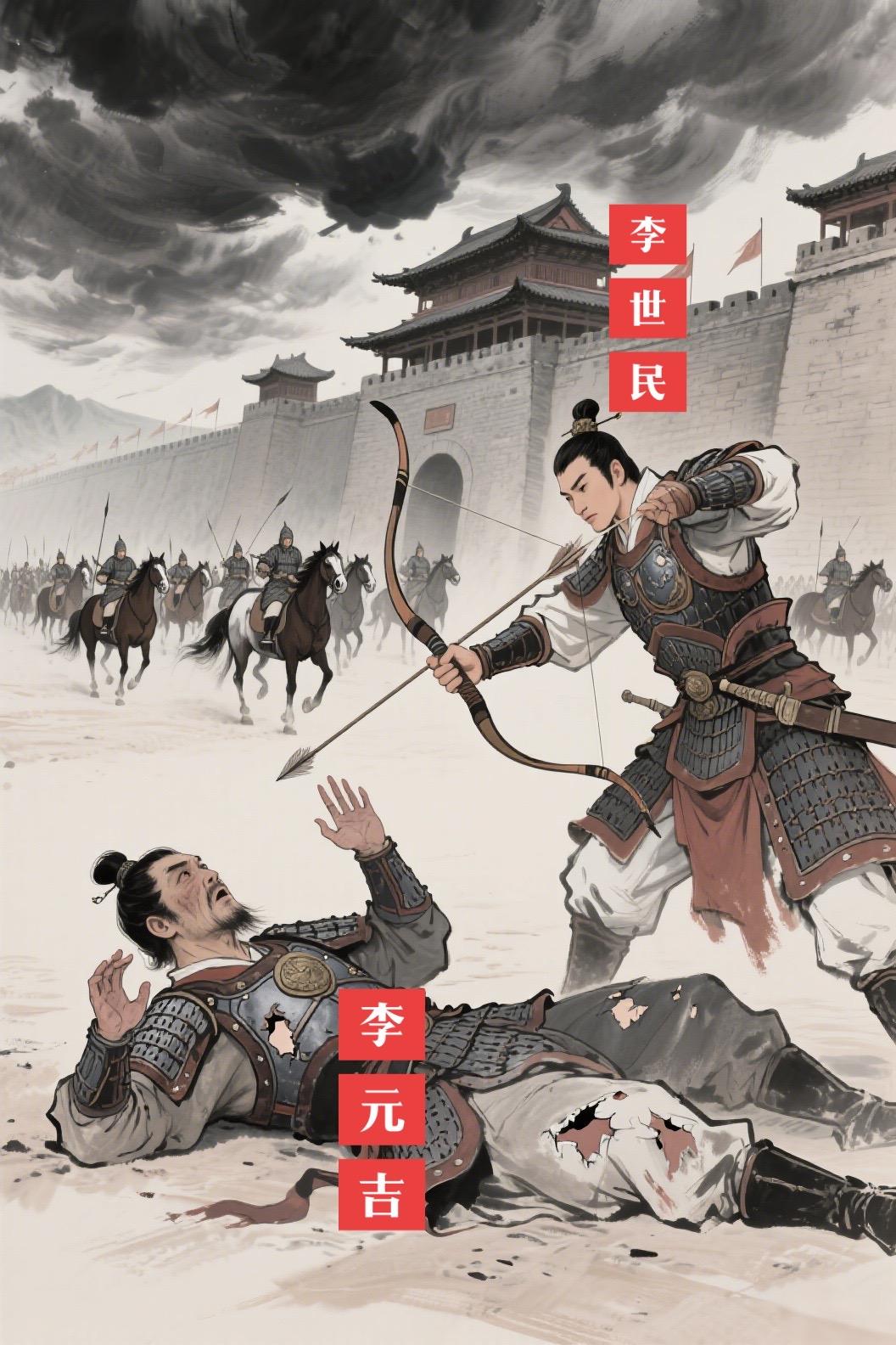 李世民率先除掉欲要造反的李元吉！
