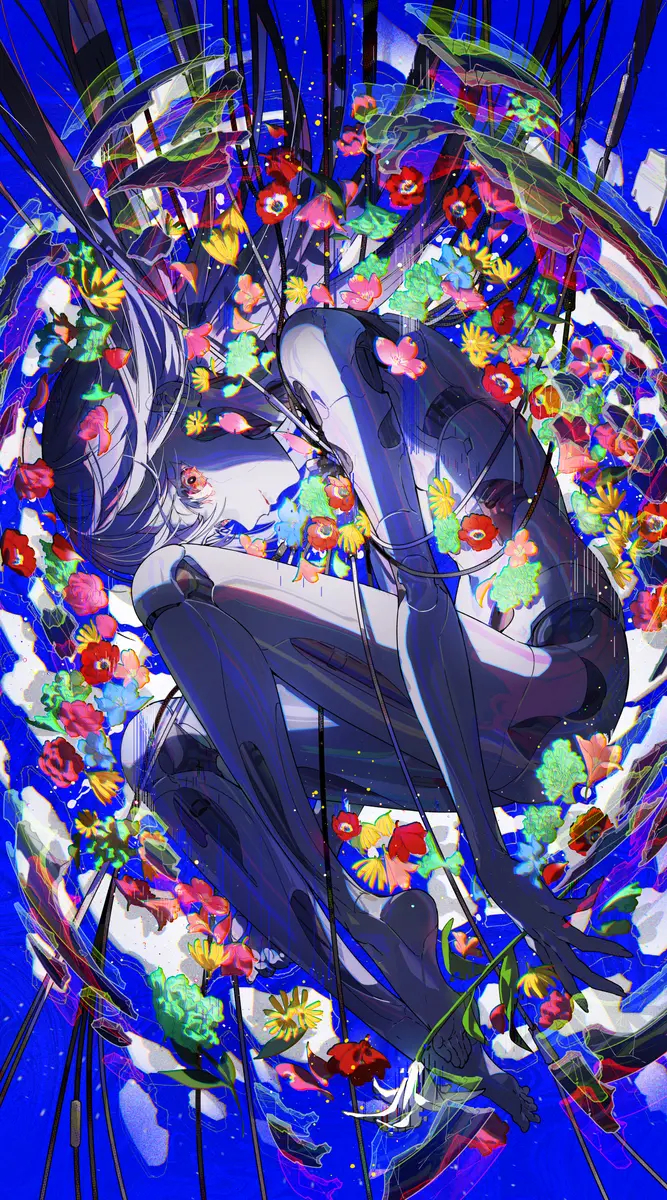 #二次元[超话]##漫视界企划##我的这颗少女心##插画师推荐# 缤纷的色彩像烟