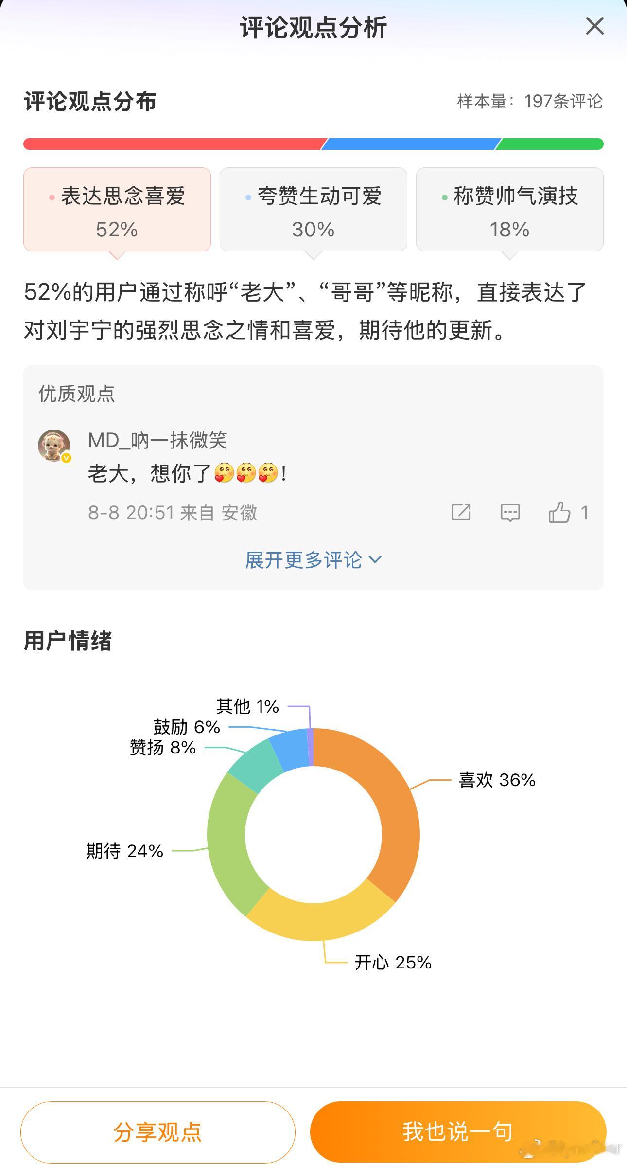 哈哈哈哈哈，刘总发了一个帖表达思念的人有点多啊都想他了