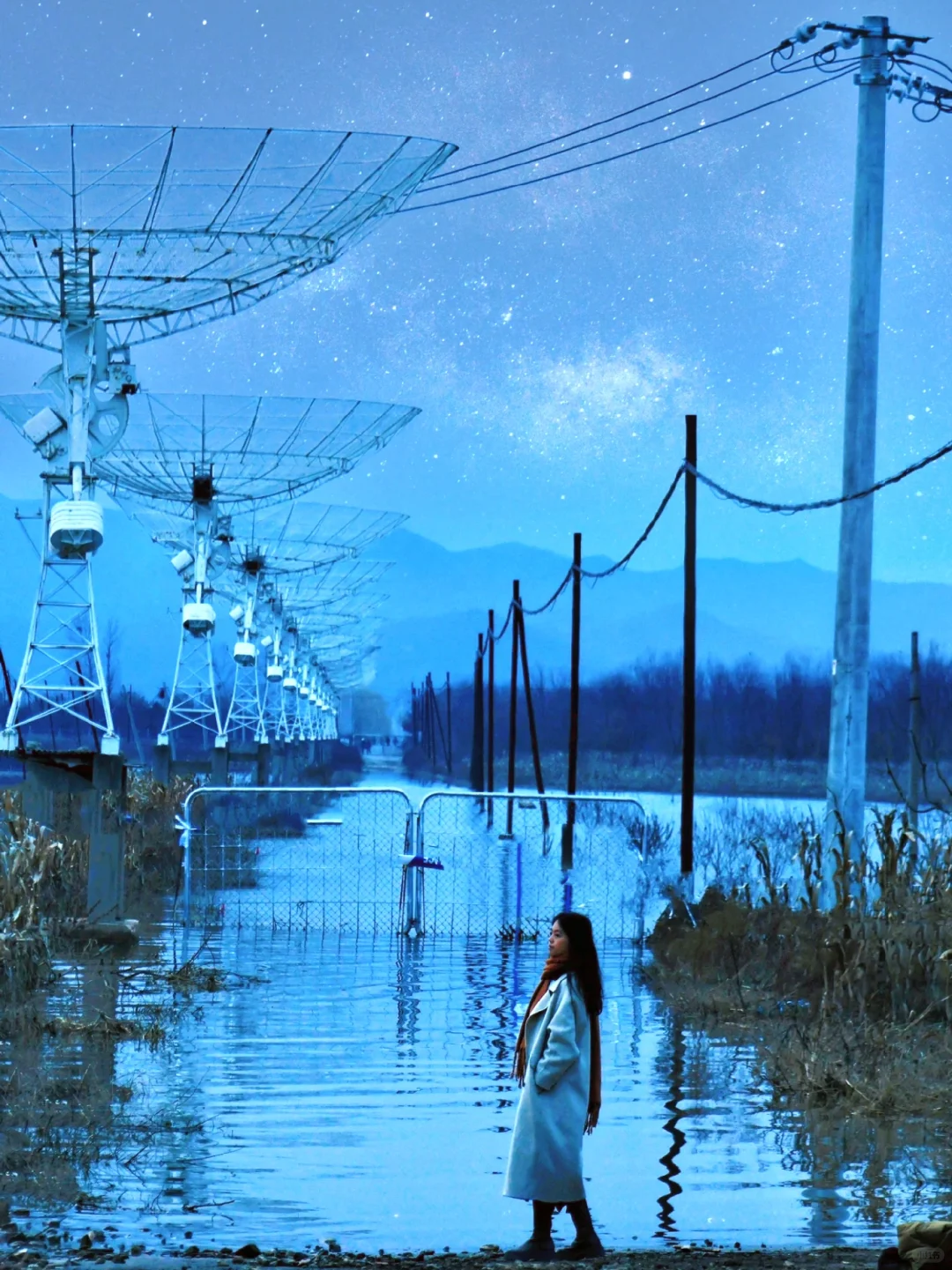 和宇宙对话 🌍三体天文台的蓝调时刻‼️